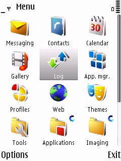 Скриншот темы для Nokia