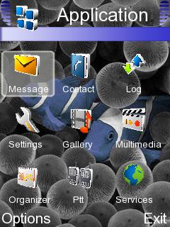 Скриншот темы для Nokia