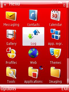 Скриншот темы для Nokia