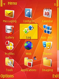 Скриншот темы для Nokia