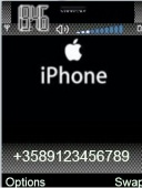 Скриншот темы Iphone для телефона Nokia