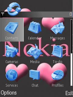 Скриншот темы для Nokia