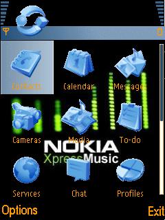 Скриншот темы для Nokia