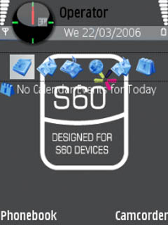 Скриншот темы для Nokia