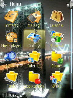 Скриншот темы для Nokia